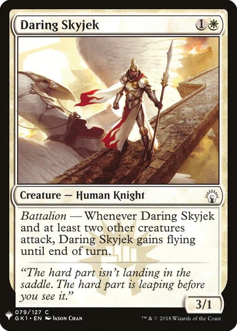 Daring Skyjek from The List (Common)