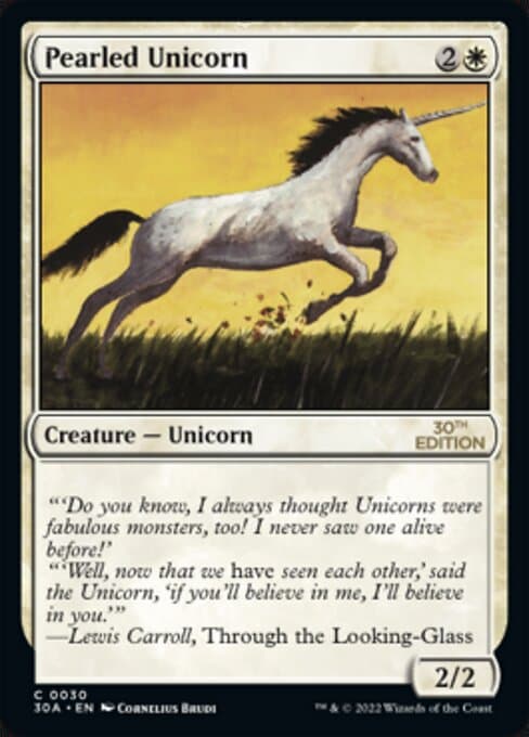 Pearled Unicorn from 30th Anniversary Edition (Common)