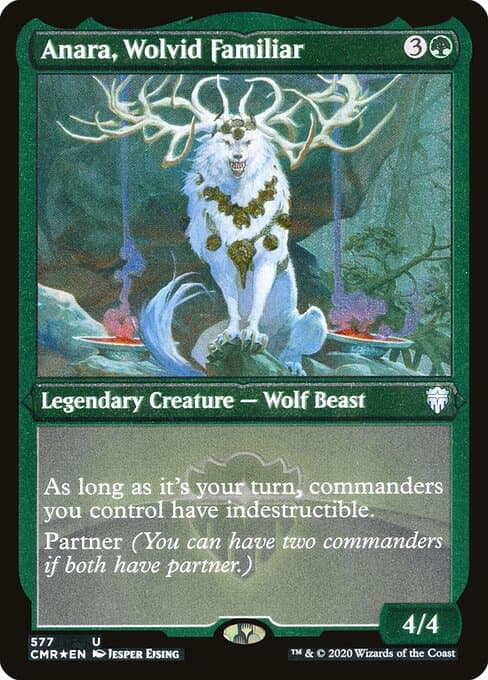 Anara, Wolvid Familiar from Commander Legends (Uncommon)