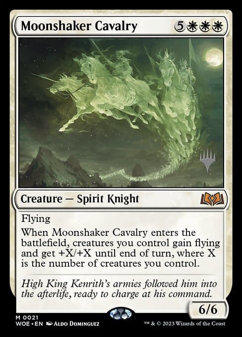 Moonshaker Cavalry from Wilds of Eldraine Promos (Mythic)