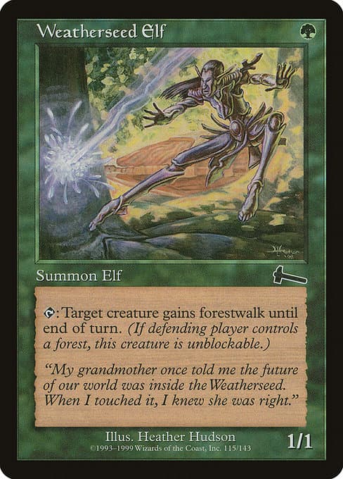 Weatherseed Elf from Urza's Legacy (Common)