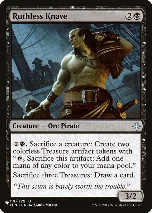 Ruthless Knave from The List (Uncommon)
