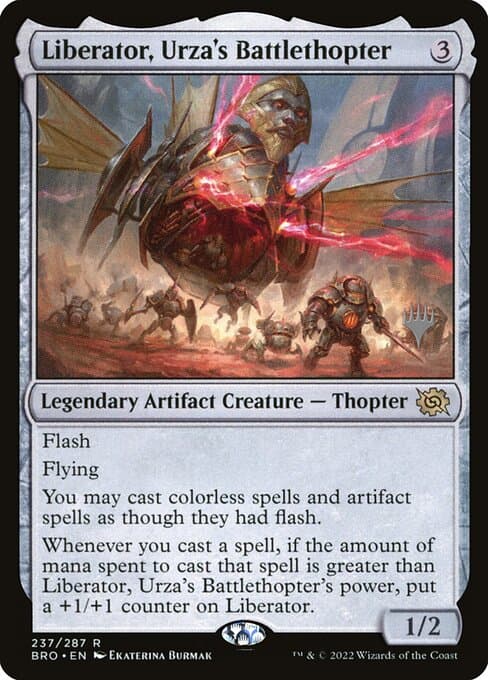 Liberator, Urza's Battlethopter from The Brothers' War Promos (Rare)