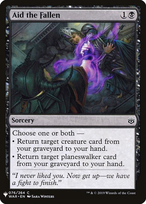 Aid the Fallen from The List (Common)