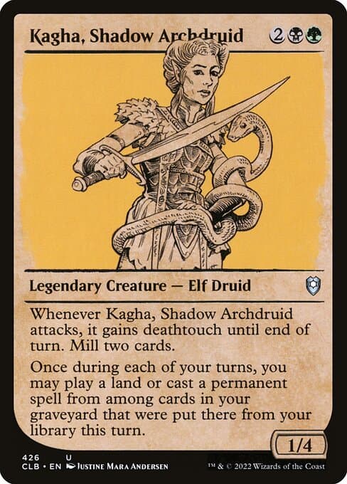 Kagha, Shadow Archdruid from Commander Legends: Battle for Baldur's Gate (Uncommon)