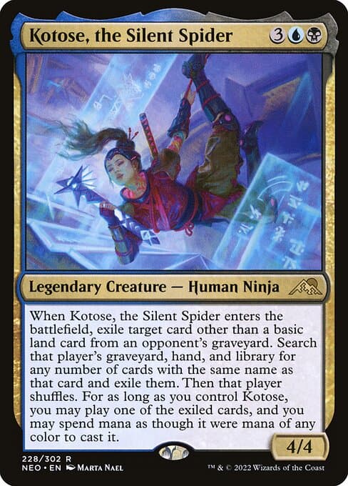 Kotose, the Silent Spider (Rare)