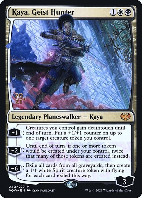 Kaya, Geist Hunter from Innistrad: Crimson Vow Promos (Mythic)