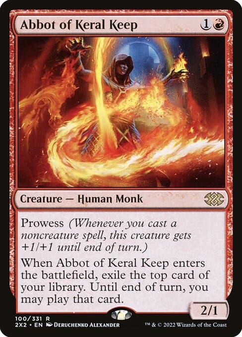 Abbot of Keral Keep from Double Masters 2022 (Rare)
