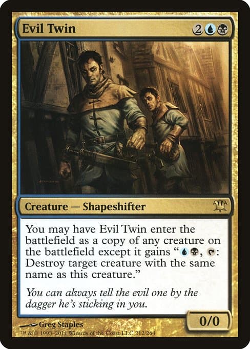Evil Twin from Innistrad (Rare)