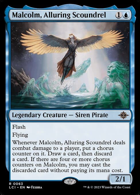 Malcolm, Alluring Scoundrel from The Lost Caverns of Ixalan (Rare)