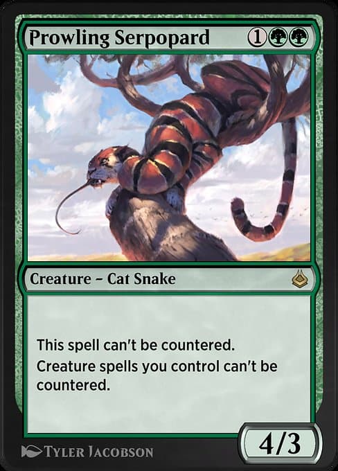 Prowling Serpopard from Amonkhet Remastered (Rare)