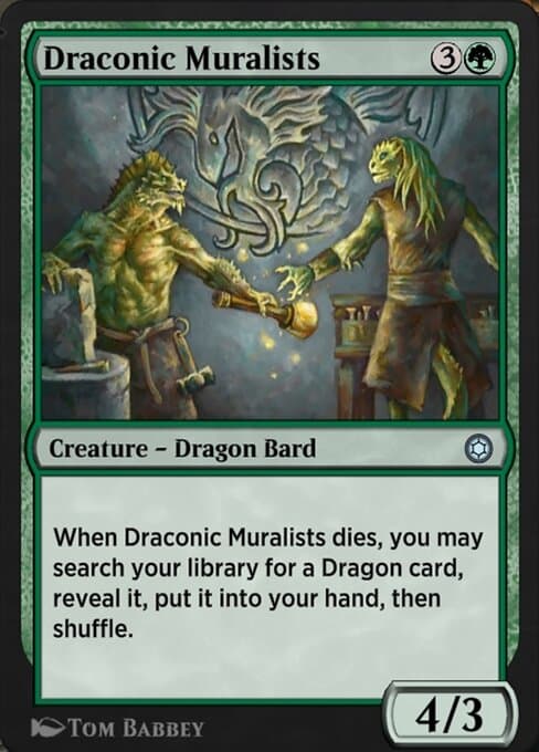 Draconic Muralists from Alchemy Horizons: Baldur's Gate (Uncommon)