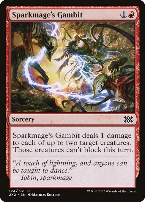 Sparkmage's Gambit from Double Masters 2022 (Common)