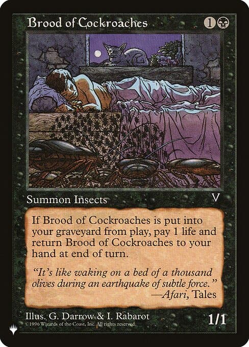 Brood of Cockroaches from The List (Uncommon)