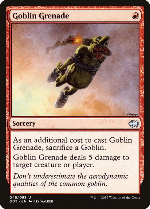 Goblin Grenade from Duel Decks: Merfolk vs. Goblins (Uncommon)
