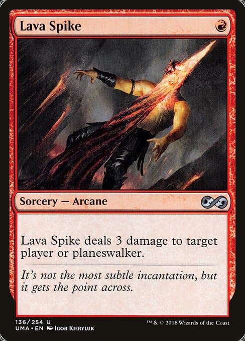 Lava Spike from Ultimate Masters (Uncommon)