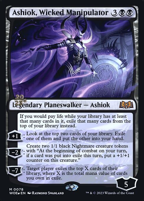 Ashiok, Wicked Manipulator from Wilds of Eldraine Promos (Mythic)