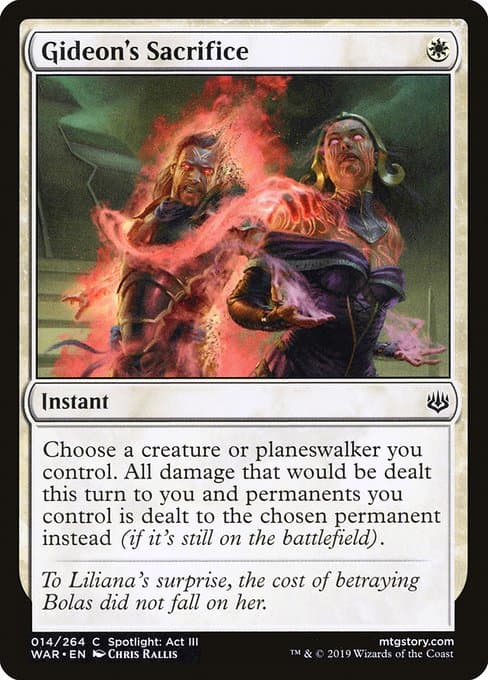 Gideon's Sacrifice from War of the Spark (Common)