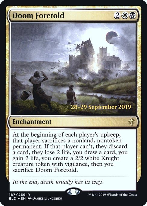 Doom Foretold from Throne of Eldraine Promos (Rare)