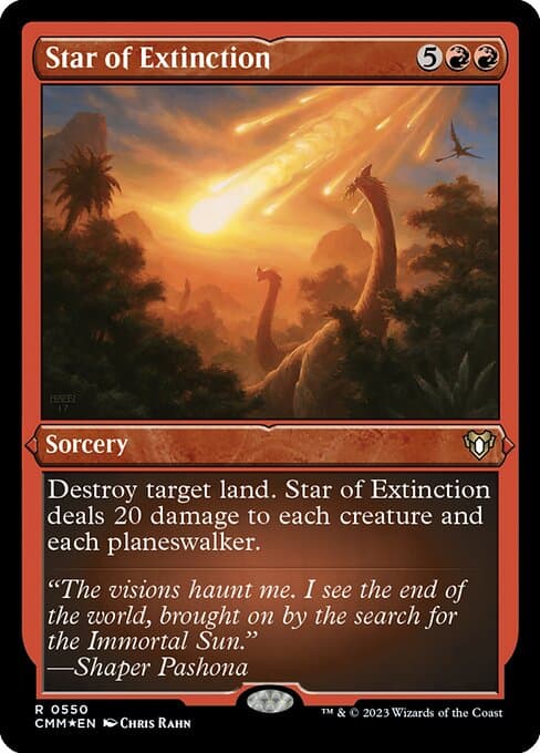 Star of Extinction from Commander Masters (Rare)