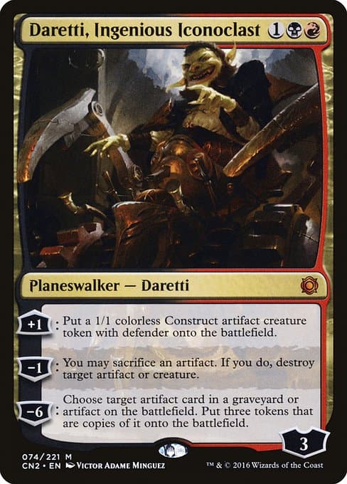 Daretti, Ingenious Iconoclast from Conspiracy: Take the Crown (Mythic)