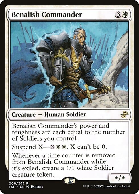 Benalish Commander from Time Spiral Remastered (Rare)