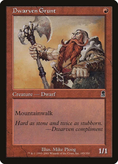 Dwarven Grunt from Odyssey (Common)