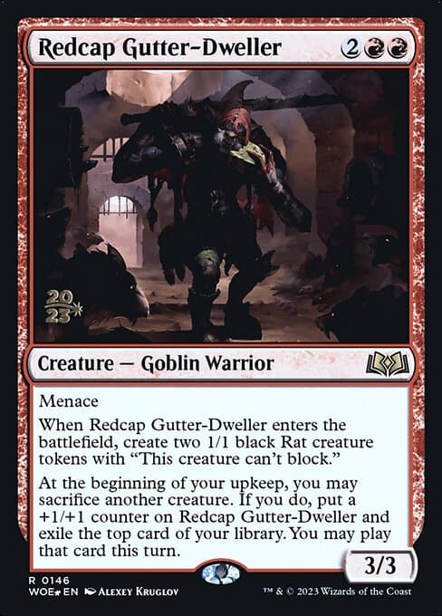 Redcap Gutter-Dweller from Wilds of Eldraine Promos (Rare)