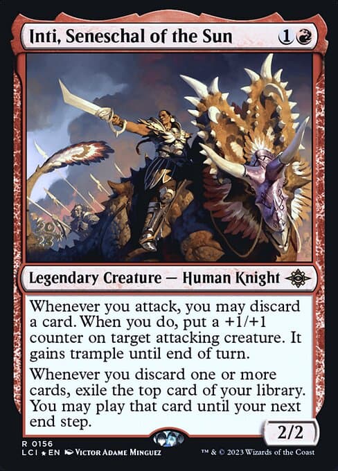 Inti, Seneschal of the Sun from The Lost Caverns of Ixalan Promos (Rare)