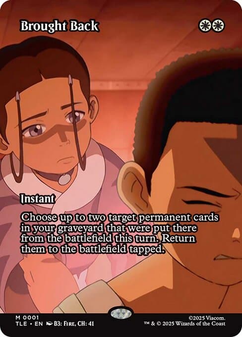 Brought Back from Avatar: The Last Airbender Eternal (Mythic)