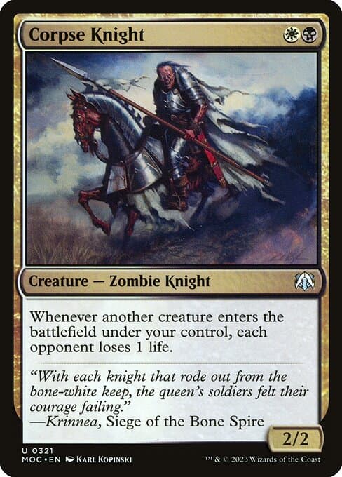 Corpse Knight from March of the Machine Commander (Uncommon)