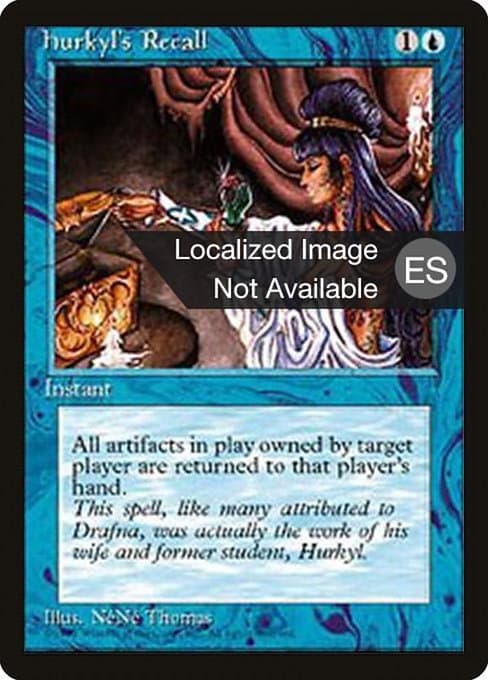 Hurkyl's Recall from Fourth Edition Foreign Black Border (Rare)