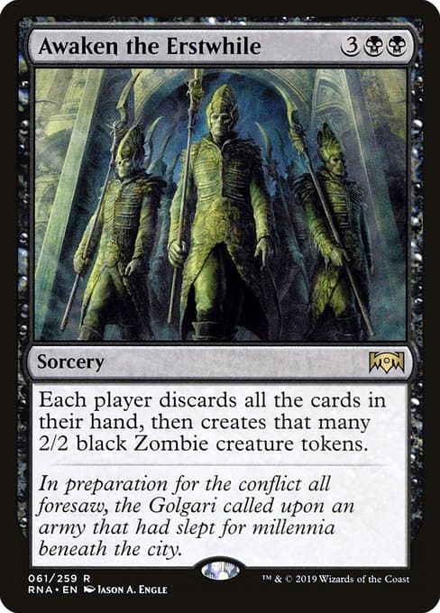 Awaken the Erstwhile from Ravnica Allegiance (Rare)