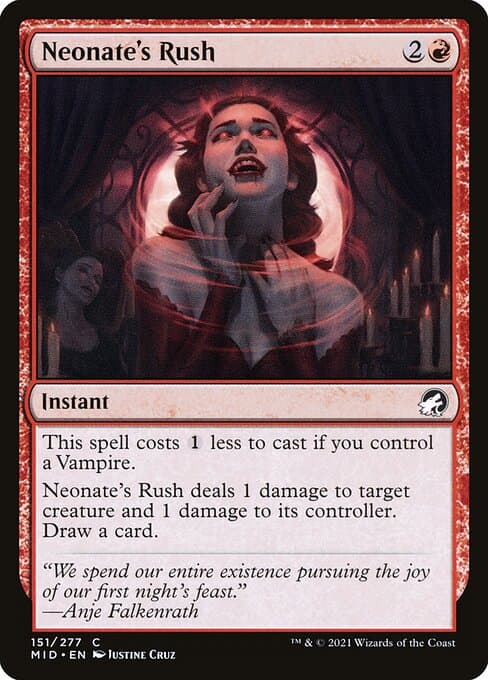 Neonate's Rush from Innistrad: Midnight Hunt (Common)