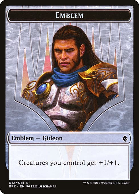 Gideon, Ally of Zendikar Emblem (Common)