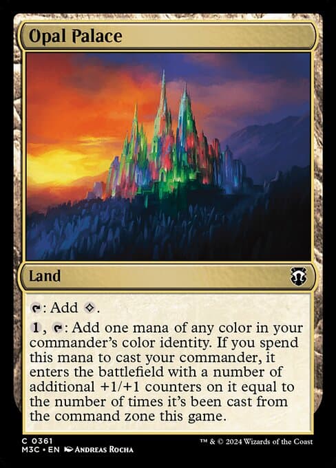 Opal Palace from Modern Horizons 3 Commander (Common)