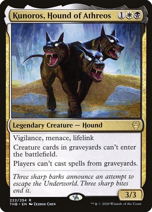 Kunoros, Hound of Athreos (Rare)