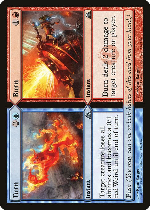 Turn // Burn from Dragon's Maze (Uncommon)