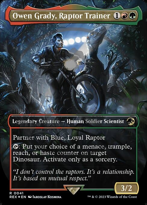 Owen Grady, Raptor Trainer (Rare)