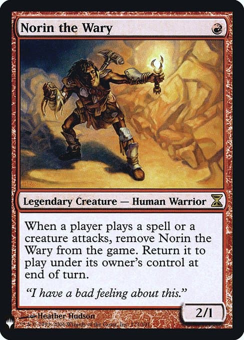 Norin the Wary from The List (Rare)