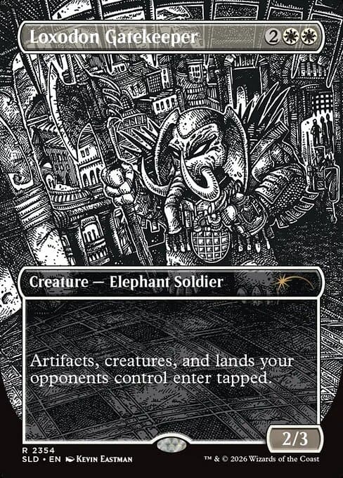 Loxodon Gatekeeper from Secret Lair Drop (Rare)