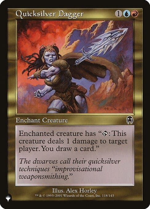 Quicksilver Dagger from The List (Common)