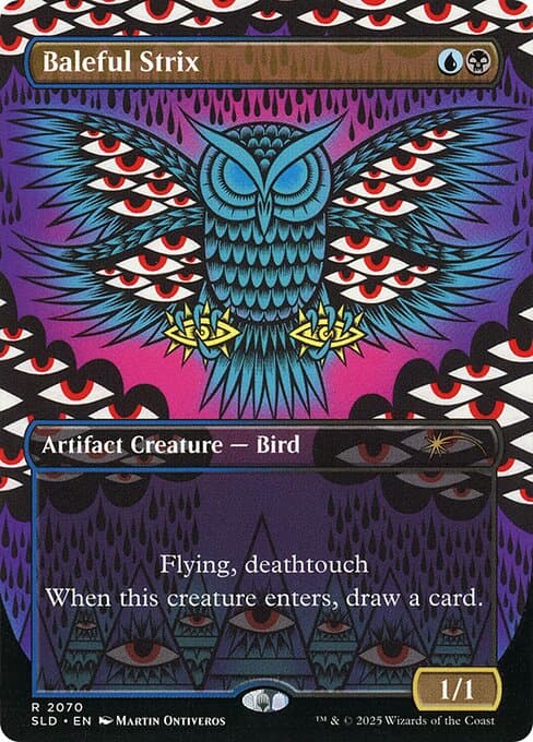 Baleful Strix from Secret Lair Drop (Rare)