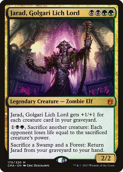 Jarad, Golgari Lich Lord from Commander Anthology (Mythic)