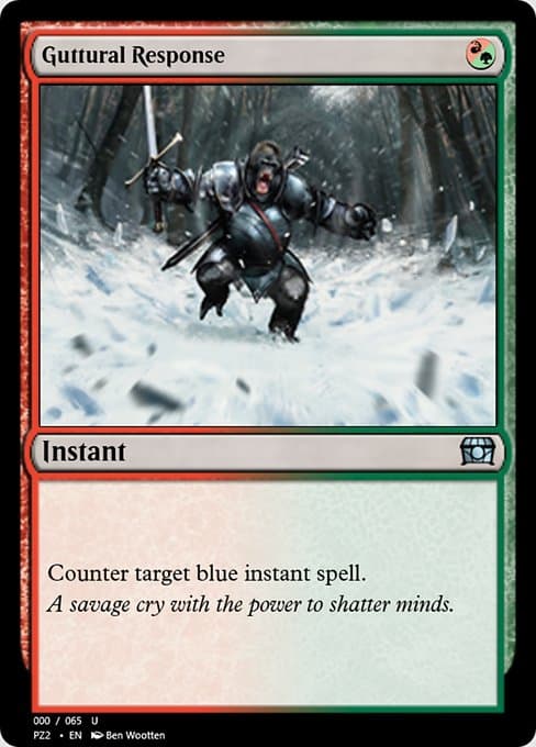 Guttural Response from Treasure Chest (Uncommon)