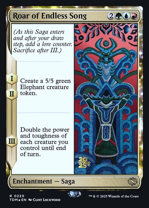 Roar of Endless Song from Tarkir: Dragonstorm Promos (Rare)