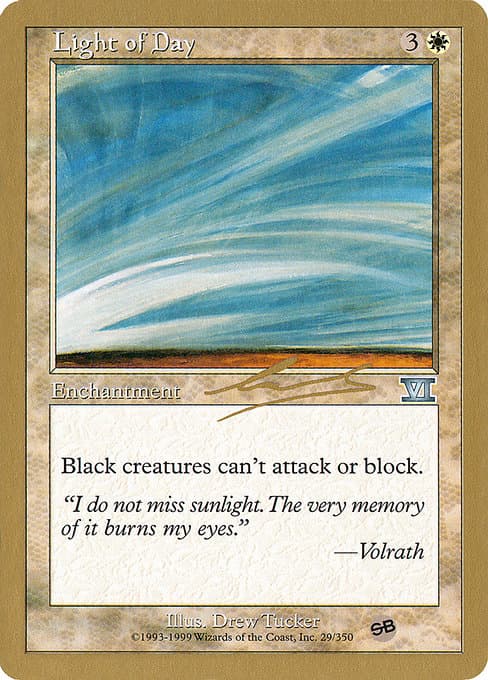 Light of Day from World Championship Decks 2000 (Uncommon)