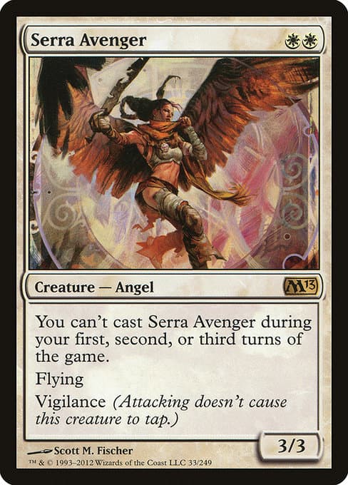 Serra Avenger from Magic 2013 (Rare)