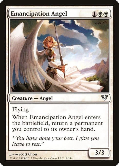 Emancipation Angel from Avacyn Restored (Uncommon)