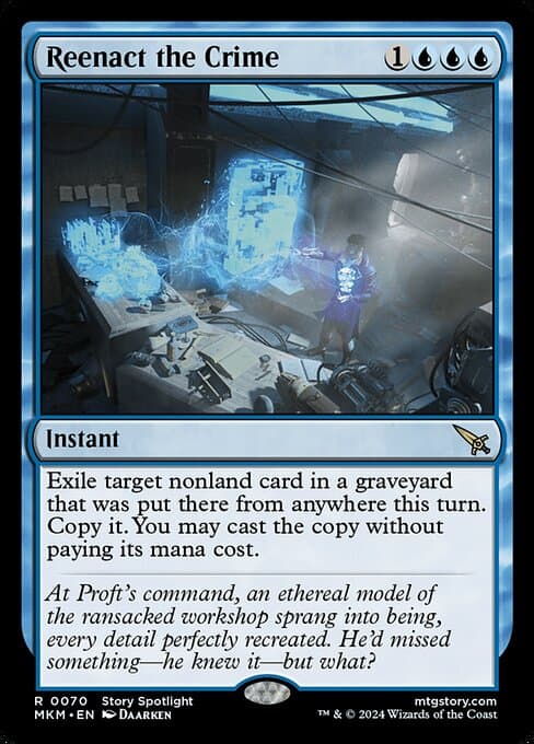 Reenact the Crime from Murders at Karlov Manor (Rare)